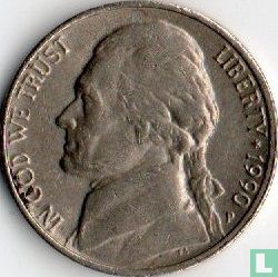 United States 5 cents 1990 (P) - Image 1