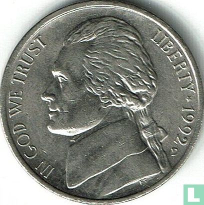 Vereinigte Staaten 5 Cent 1992 (D) - Bild 1