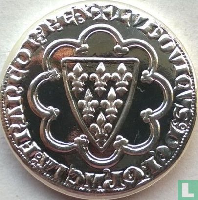 Frankrijk 10 francs 2000 (PROOF) "Gold ecu of Louis IX" - Afbeelding 2