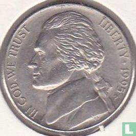 United States 5 cents 1995 (P) - Image 1