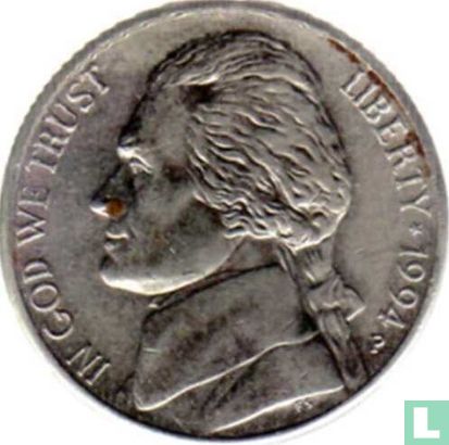 United States 5 cents 1994 (P) - Image 1