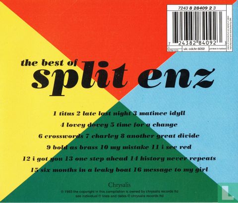 The Best of Split Enz - Afbeelding 2
