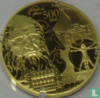 France 50 euro 2019 (PROOF) "500th anniversary of the death of Leonardo da Vinci" - Image 2