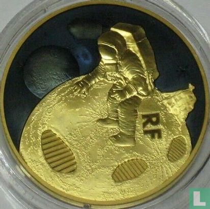 Frankrijk 200 euro 2019 (PROOF) "50 years First steps on the moon" - Afbeelding 2