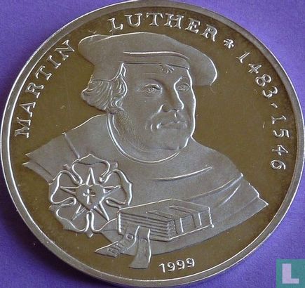 Togo 1000 francs 1999 (PROOF) "Martin Luther" - Afbeelding 1