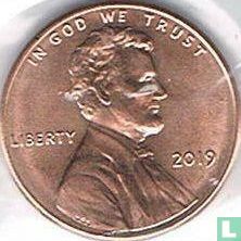 United States 1 cent 2019 (without letter) - Image 1