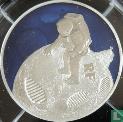 France 50 euro 2019 (PROOF - silver) "50 years First steps on the moon" - Image 2