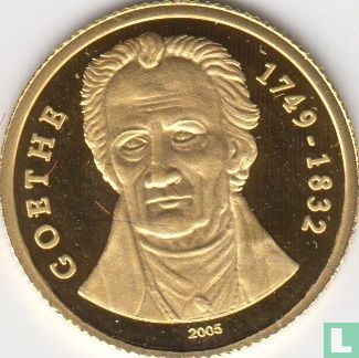 Togo 1500 francs 2005 (BE) "Johann Wolfgang von Goethe" - Image 1