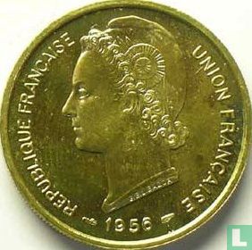 Togo 25 francs 1956 (proefslag) - Afbeelding 1