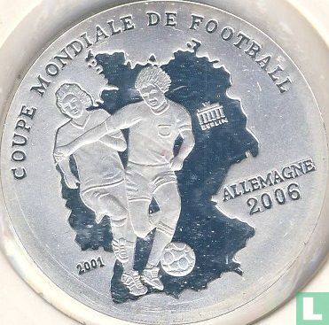 Togo 500 francs 2001 (PROOF) "2006 Football World Cup in Germany" - Afbeelding 1