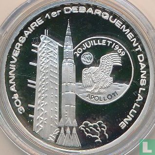 Togo 500 francs 1999 (PROOF) "30th anniversary of the moon landing - Apollo 11 launch" - Afbeelding 1