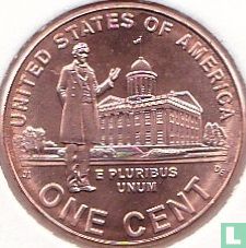 États-Unis 1 cent 2009 (zinc recouvert de cuivre - D) "Lincoln bicentennial - Professional life in Illinois" - Image 2