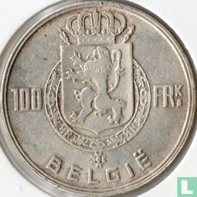 België 100 francs 1948 (NLD - muntslag) - Afbeelding 2