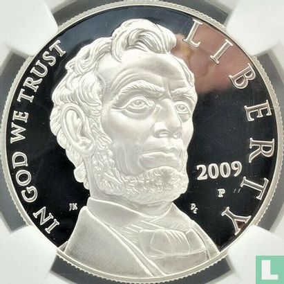 Verenigde Staten 1 dollar 2009 (PROOF) "Bicentenary Birth of Abraham Lincoln" - Afbeelding 1