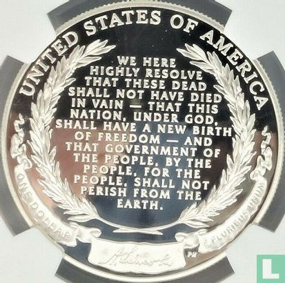 Verenigde Staten 1 dollar 2009 (PROOF) "Bicentenary Birth of Abraham Lincoln" - Afbeelding 2