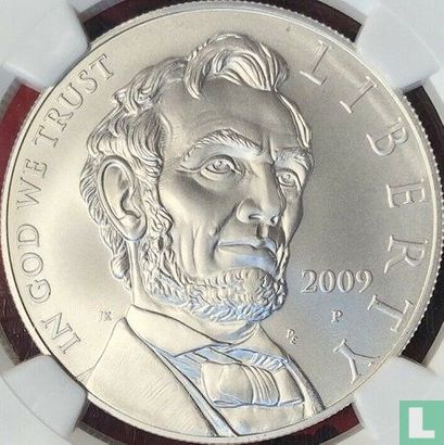 United States 1 dollar 2009 "Bicentenary Birth of Abraham Lincoln" - Image 1