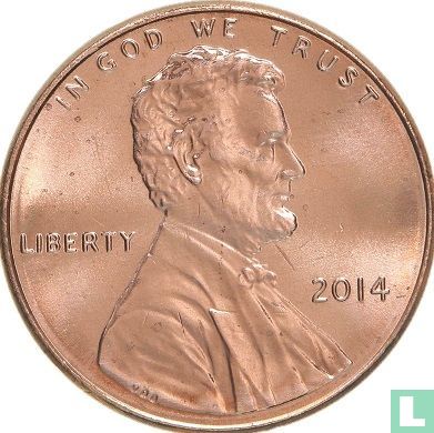 Verenigde Staten 1 cent 2014 (zonder letter) - Afbeelding 1