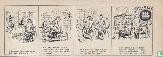 Willemsen gaat altijd op de fiets naar zijn werk ... [Zijn collega hielp hem!]