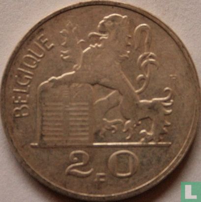 België 20 francs 1949 (FRA - muntslag) - Afbeelding 2