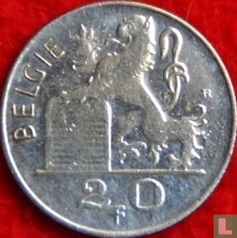 België 20 francs 1950 (NLD) - Afbeelding 2