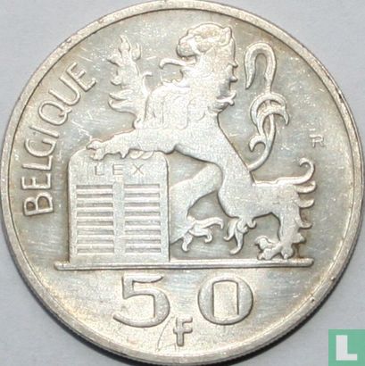 Belgium 50 francs 1954 (FRA) - Image 2