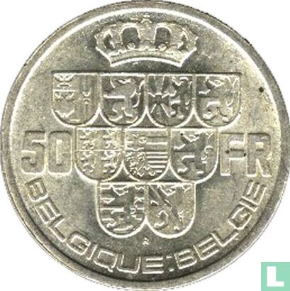 Belgium 50 francs 1939 (FRA/NLD) - Image 2