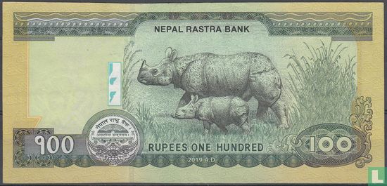 Nepal 100 Rupees 2019 - Afbeelding 2