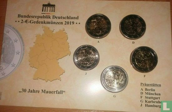 Deutschland KMS 2019 "30 years Fall of Berlin wall" - Bild 1