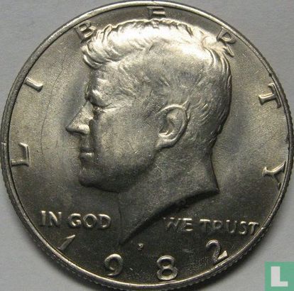 Verenigde Staten ½ dollar 1982 (P - met FG) - Afbeelding 1