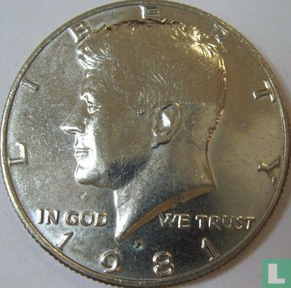 États-Unis ½ dollar 1981 (P) - Image 1