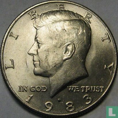 United States ½ dollar 1983 (D) - Image 1