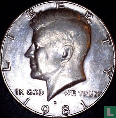 Verenigde Staten ½ dollar 1981 (D) - Afbeelding 1