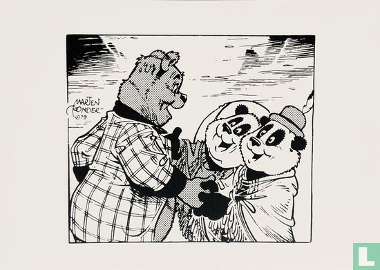 Uitgeverij Panda Kerstkaart 1989/1990 - Afbeelding 1