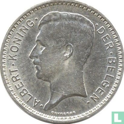Belgium 20 francs 1933 (NLD - position B) - Image 2