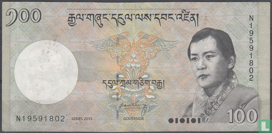 Bhutan 100 Ngultrum 2015 - Image 1
