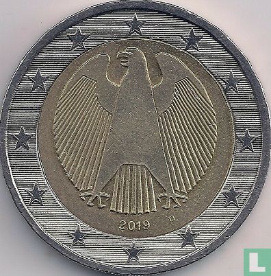 Allemagne 2 euro 2019 (D) - Image 1