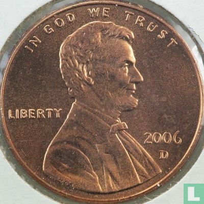 États-Unis 1 cent 2006 (D) - Image 1