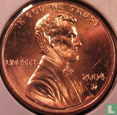 United States 1 cent 2004 (D) - Image 1