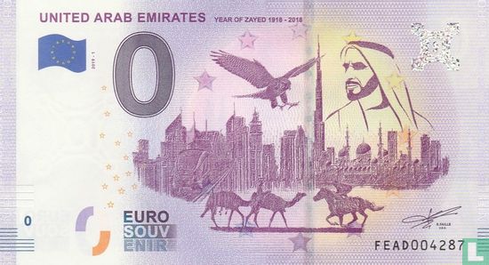 FEAD-1 Verenigde Arabische Emiraten  Jaar van Zayed 1918 - 2018 - Afbeelding 1