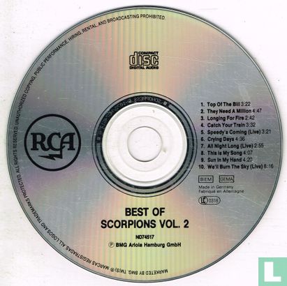 Best of Scorpions - Vol.2 - Image 3
