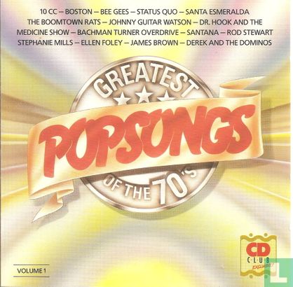 Greatest Popsongs Of The 70's Volume 1 - Image 1