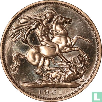 United Kingdom 5 shillings 1951 "Festival of Britain" - Image 1
