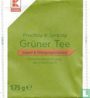 Grüner Tee Ingwer & Orangengeschmack - Bild 1