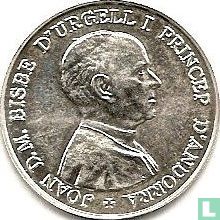 Andorra 10 diners 1986 "Joan D.M. Bisbe D'Urgell I" - Afbeelding 2
