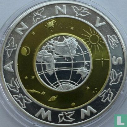 Andorra 5 diners 1999 (PROOF) "Millennium" - Afbeelding 2