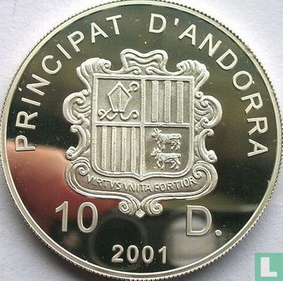 Andorra 10 diners 2001 (PROOF) "Europa" - Image 1