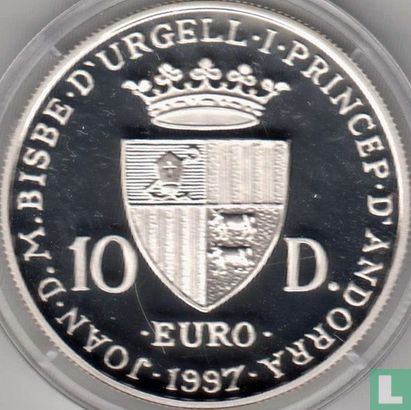 Andorra 10 diners 1997 (PROOF) "40th anniversary Treaty of Rome" - Afbeelding 1