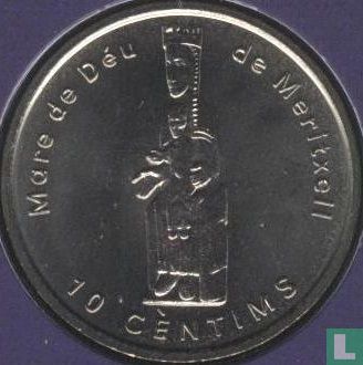 Andorra 10 cèntims 2003 "Our Lady of Meritxell" - Afbeelding 2