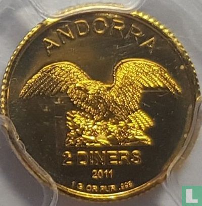 Andorra 2 diners 2011 - Afbeelding 1