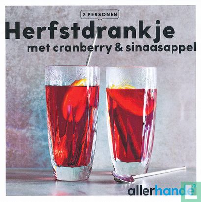 Herfstdrankje met cranberry & sinasappel - Afbeelding 1
